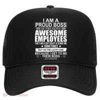 I Am A Proud Of Freaking Awesome Employees Funny Gift Hat thumb 0