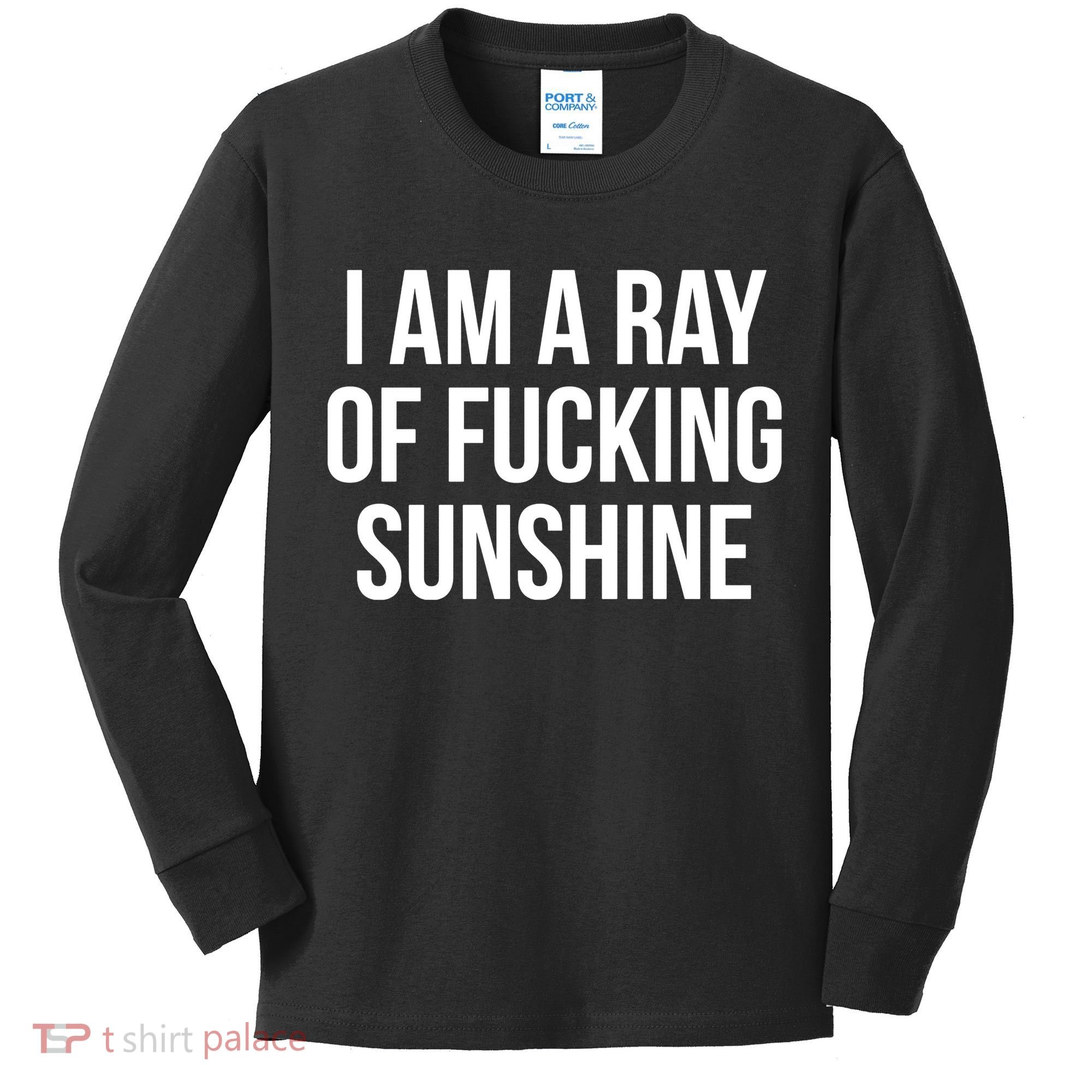 I Am A Ray Of Sunshine Kids Long Sleeve Shirt