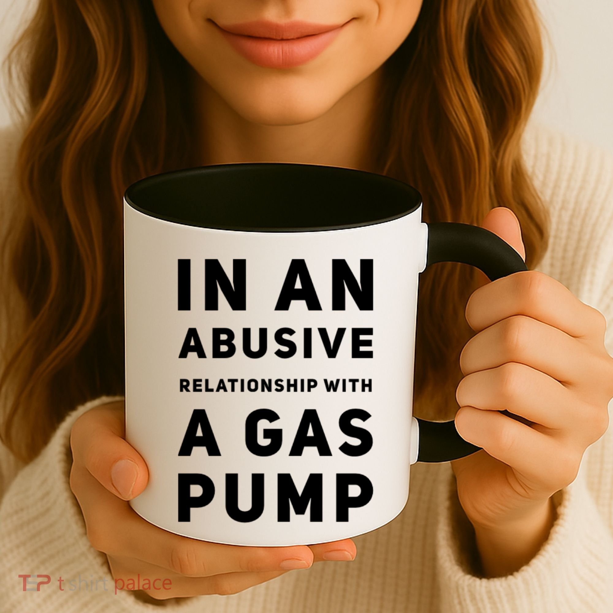 In An Abusive Relationship With A Gas Pump Prices High Gift Coffee Mug
