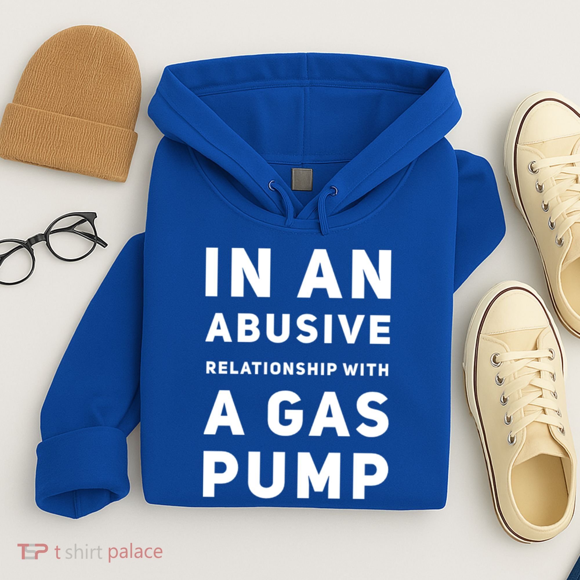 In An Abusive Relationship With A Gas Pump Prices High Gift Hoodie