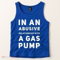 In An Abusive Relationship With A Gas Pump Prices High Gift Tank Top thumb 2