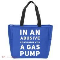 In An Abusive Relationship With A Gas Pump Prices High Gift Tote Bag thumb 0