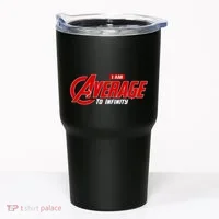 I Am Average To Infinity Tumbler thumb 0