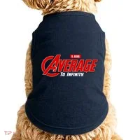 I Am Average To Infinity Doggie Tank thumb 0