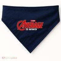 I Am Average To Infinity USA-Made Doggie Bandana thumb 0