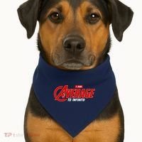 I Am Average To Infinity USA-Made Doggie Bandana thumb 1