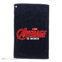 I Am Average To Infinity Golf Towel thumb 0