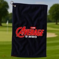 I Am Average To Infinity Golf Towel thumb 1