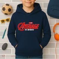 I Am Average To Infinity Kids Hoodie thumb 2