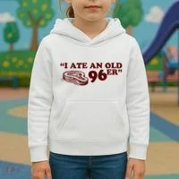I Ate A 96er Kids Hoodie thumb 3