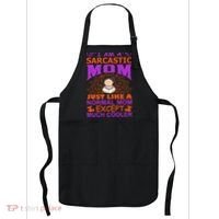 I Am A Sarcastic Mom Just Like A Normal Mom Except Much Cooler Apron thumb 0