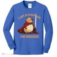 I Am A Conduit For Nonsense Kids Long Sleeve Shirt thumb 0