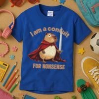 I Am A Conduit For Nonsense Kids T-Shirt thumb 3