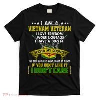 I Am A Vietnam Veteran I Served My Country T-Shirt thumb 0