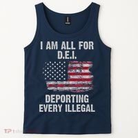 I Am All For Dei Deporting Every Illegal Tank Top thumb 2