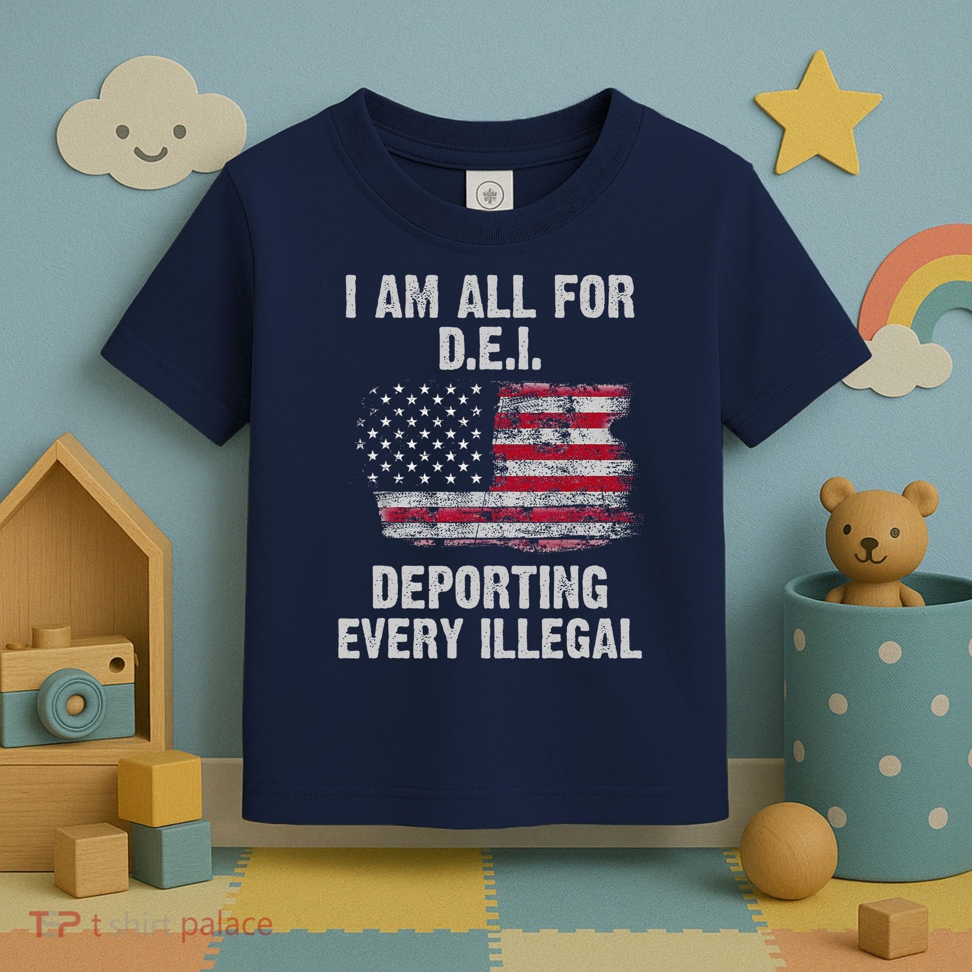 I Am All For Dei Deporting Every Illegal Toddler T-Shirt
