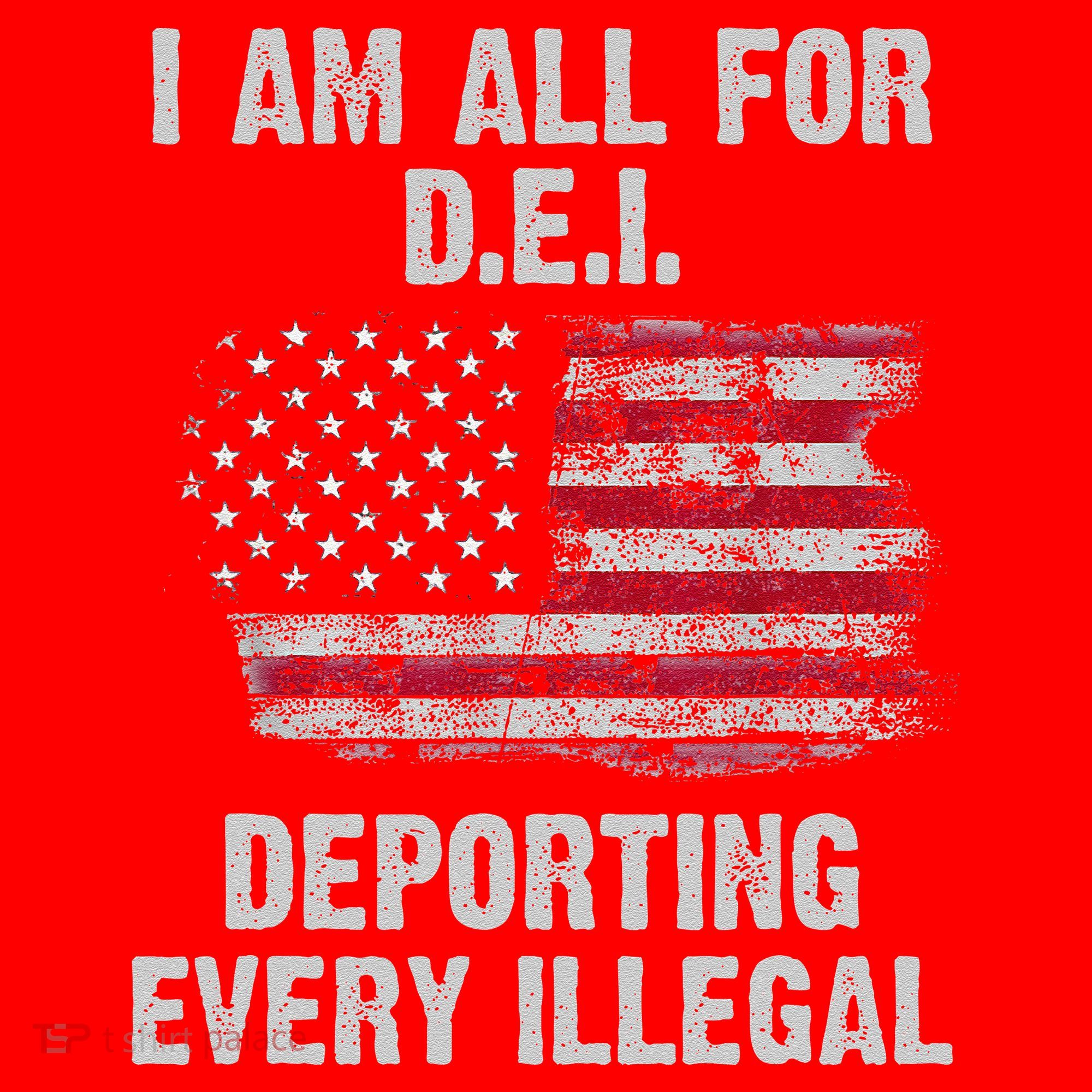 I Am All For Dei Deporting Every Illegal Santa Hat