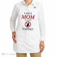 I Am A Mom Against Vaping Apron thumb 2