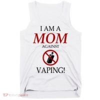 I Am A Mom Against Vaping Tank Top thumb 0