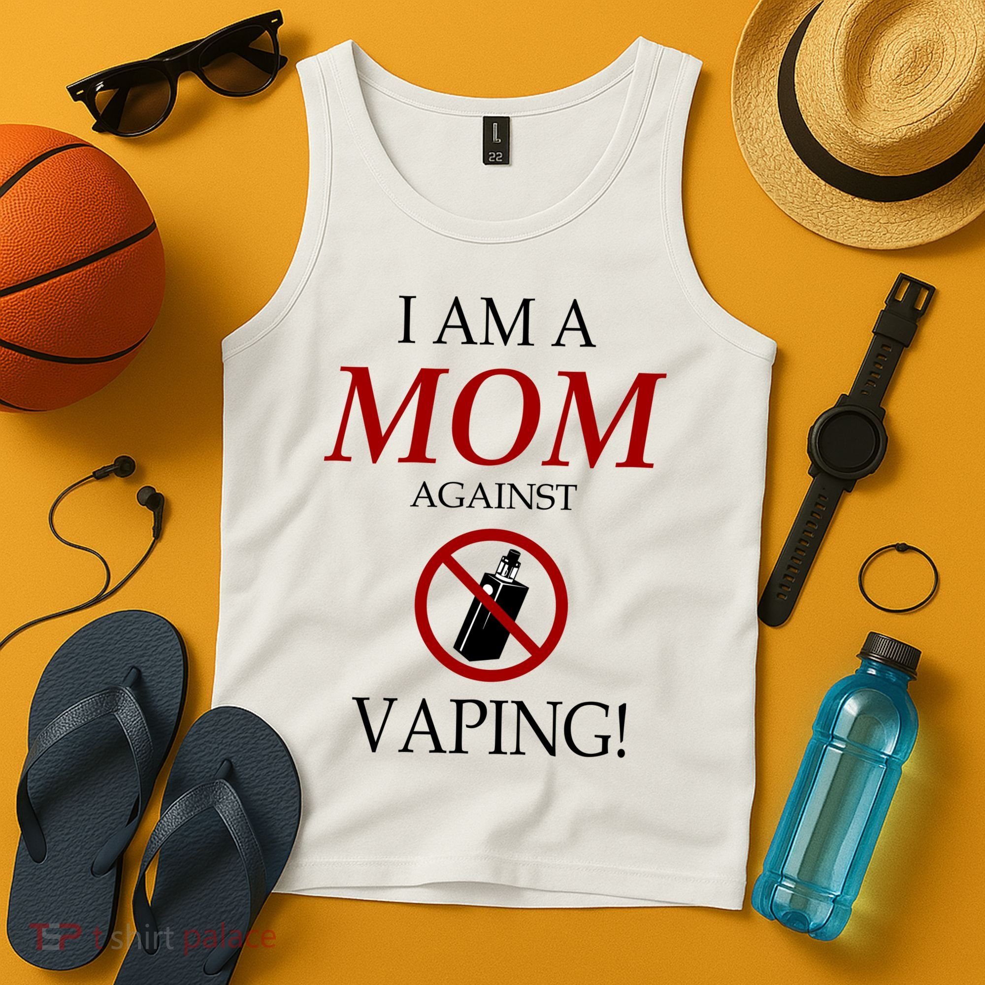I Am A Mom Against Vaping Tank Top