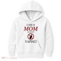 I Am A Mom Against Vaping Kids Hoodie thumb 0