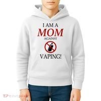 I Am A Mom Against Vaping Kids Hoodie thumb 4