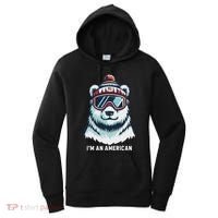 IM An AmericanFunny Greenland Polar Bear Women's Hoodie thumb 0