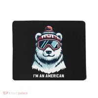 IM An AmericanFunny Greenland Polar Bear Mousepad thumb 0