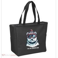 IM An AmericanFunny Greenland Polar Bear Tote Bag thumb 2