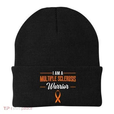 I Am A Multiple Sclerosis Warrior Multiple Sclerosis Beanie