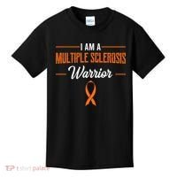 I Am A Multiple Sclerosis Warrior Multiple Sclerosis Kids T-Shirt thumb 0