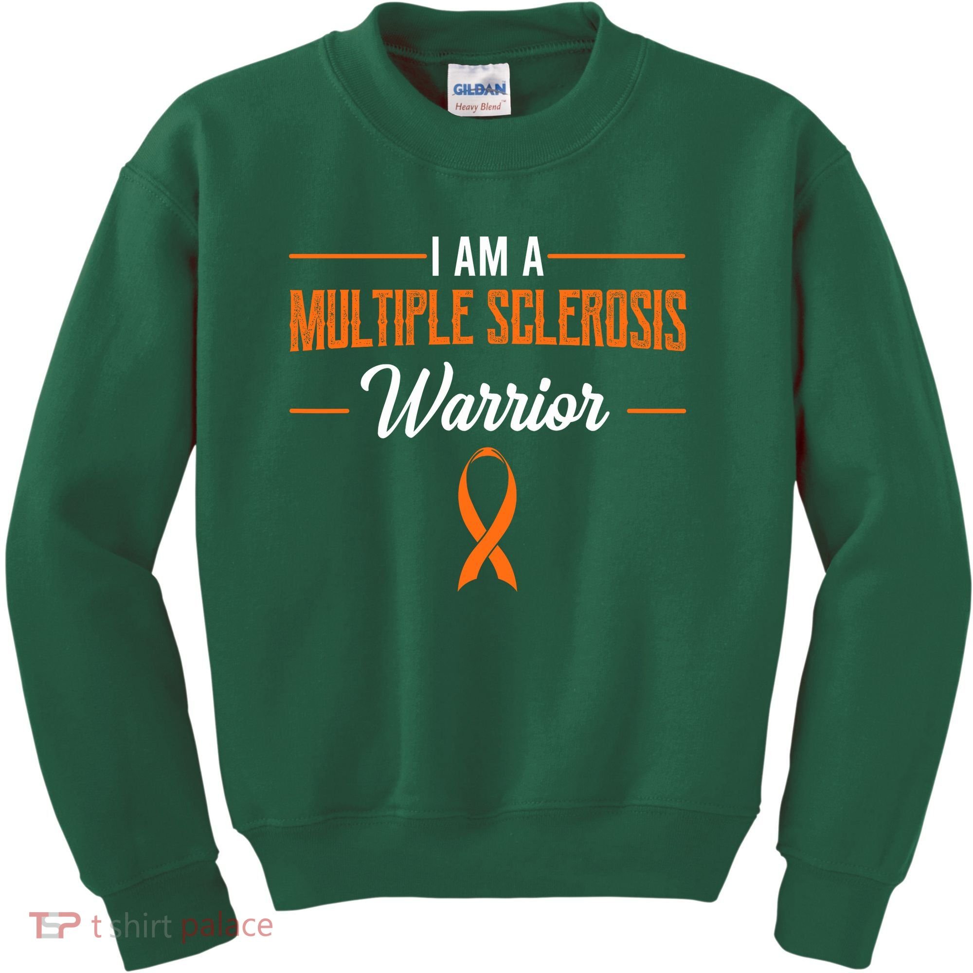 I Am A Multiple Sclerosis Warrior Multiple Sclerosis Kids Sweatshirt