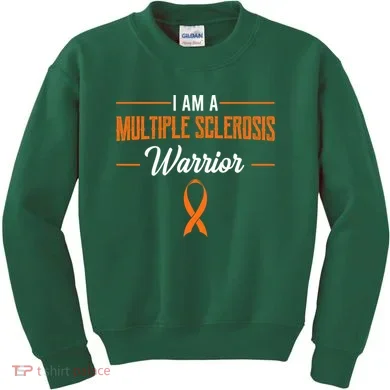 I Am A Multiple Sclerosis Warrior Multiple Sclerosis Kids Sweatshirt