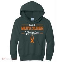 I Am A Multiple Sclerosis Warrior Multiple Sclerosis Kids Hoodie thumb 0