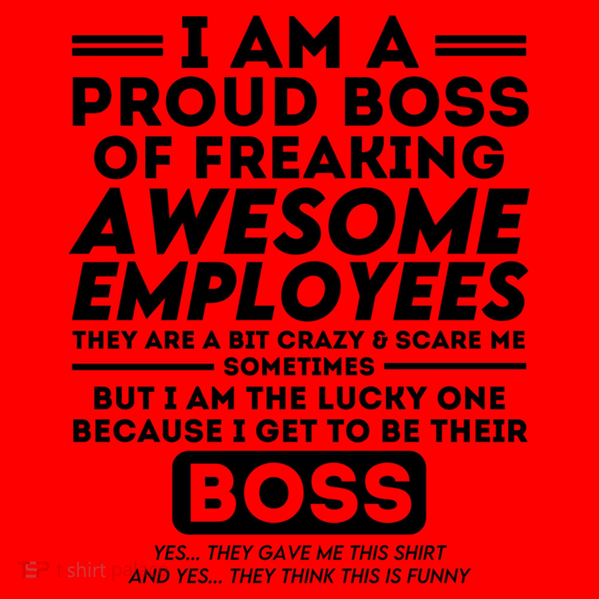I Am A Proud Boss Of Awesome Employees Funny Saying Boss Cool Gift Santa Hat