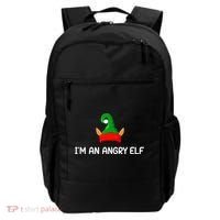 I'm An Angry Elf, Funny, Corny Christmas Jokes,, Sarcastic Backpack thumb 0