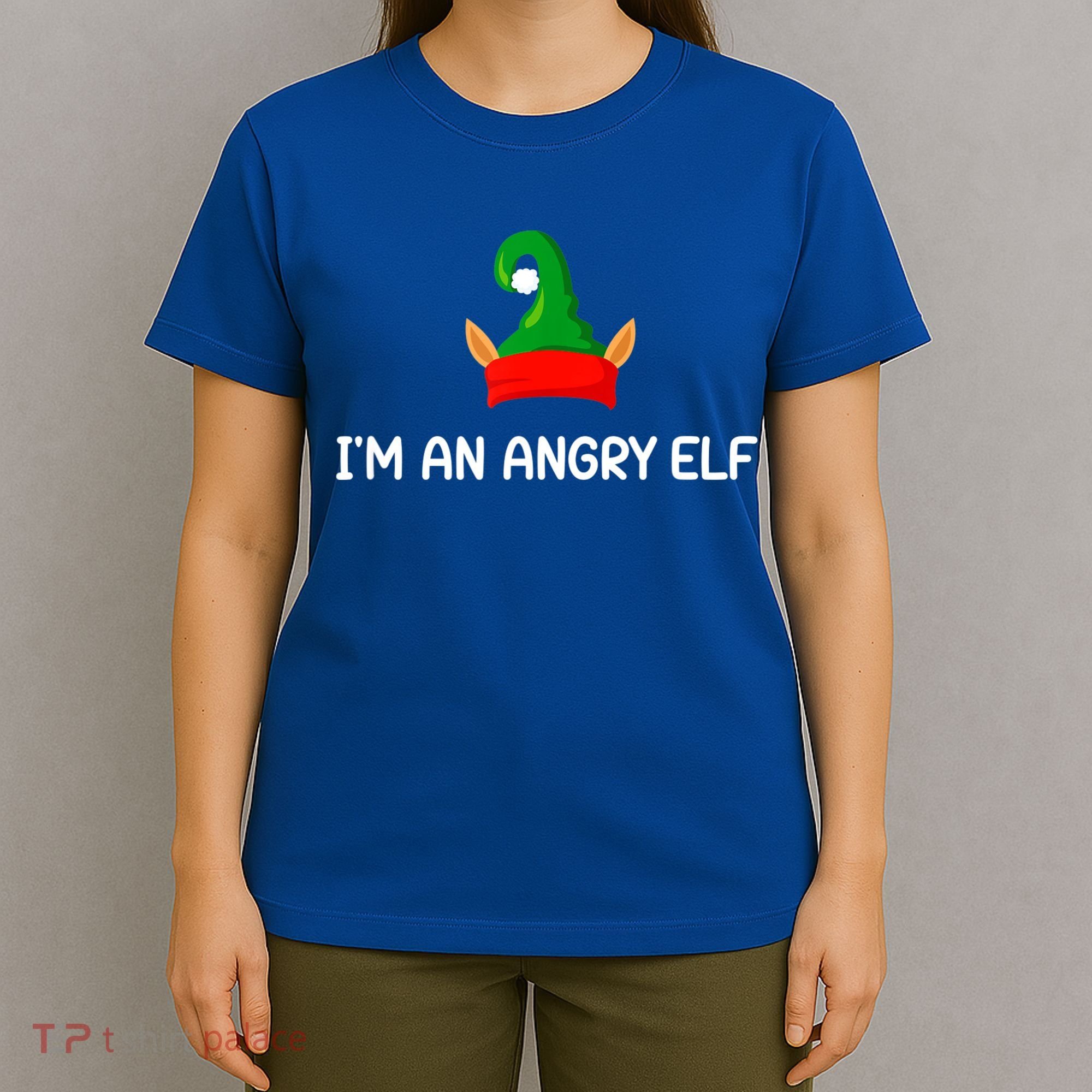 I'm An Angry Elf, Funny, Corny Christmas Jokes,, Sarcastic T-Shirt