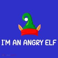 I'm An Angry Elf, Funny, Corny Christmas Jokes,, Sarcastic Mousepad thumb 1