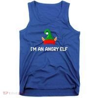 I'm An Angry Elf, Funny, Corny Christmas Jokes,, Sarcastic Tank Top thumb 0