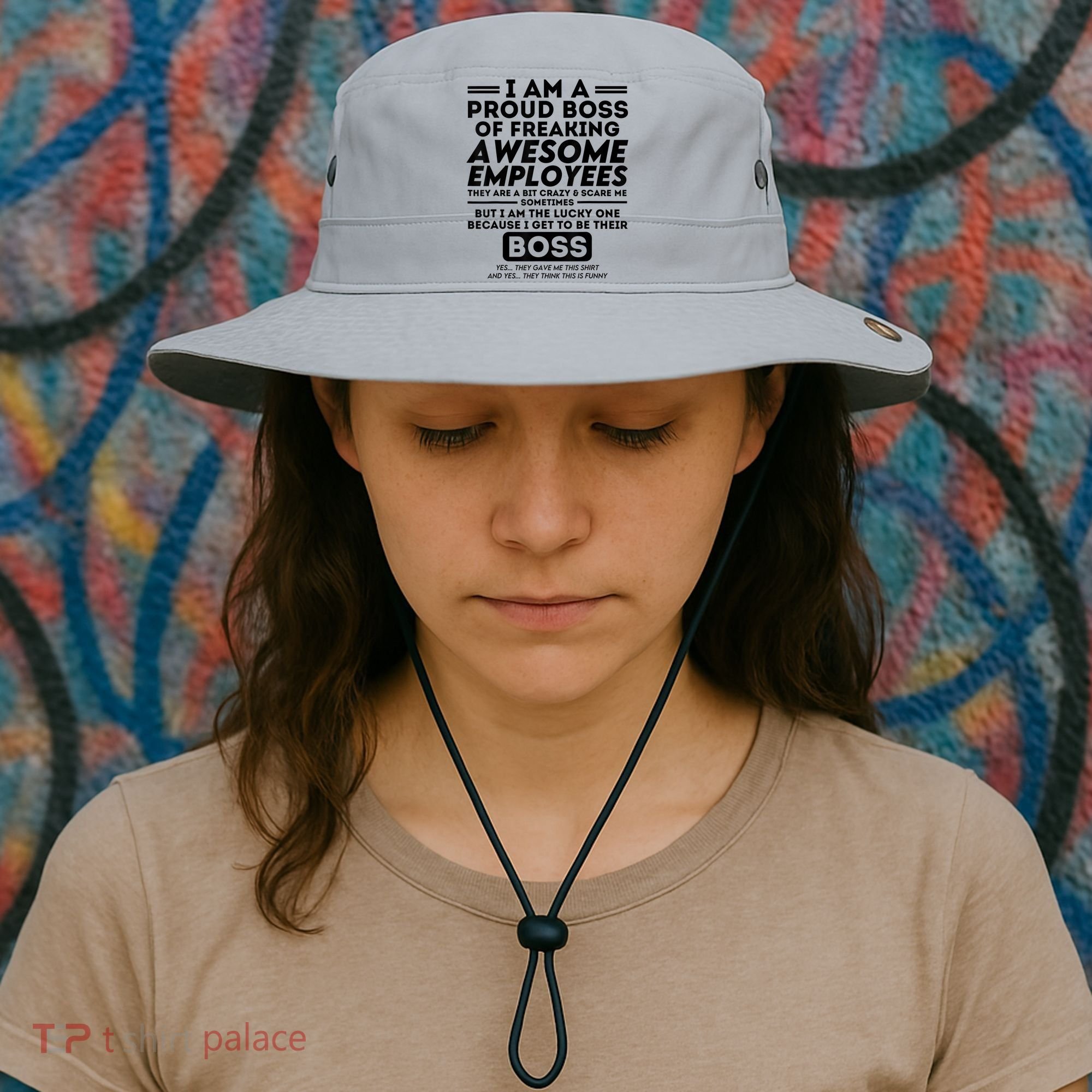 I Am A Proud Boss Of Freaking Awesome Employees | Funny Boss Bucket Hat