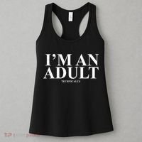 I'm An Adult Technically Funny Birthday Gift Women's Tank Top thumb 3