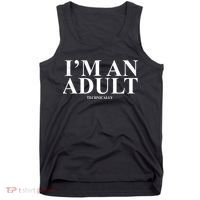 I'm An Adult Technically Funny Birthday Gift Tank Top thumb 0