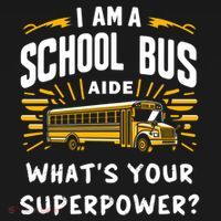 I Am A School Bus Aide Funny Back To School Bus Driver Gift Women's Hoodie thumb 2