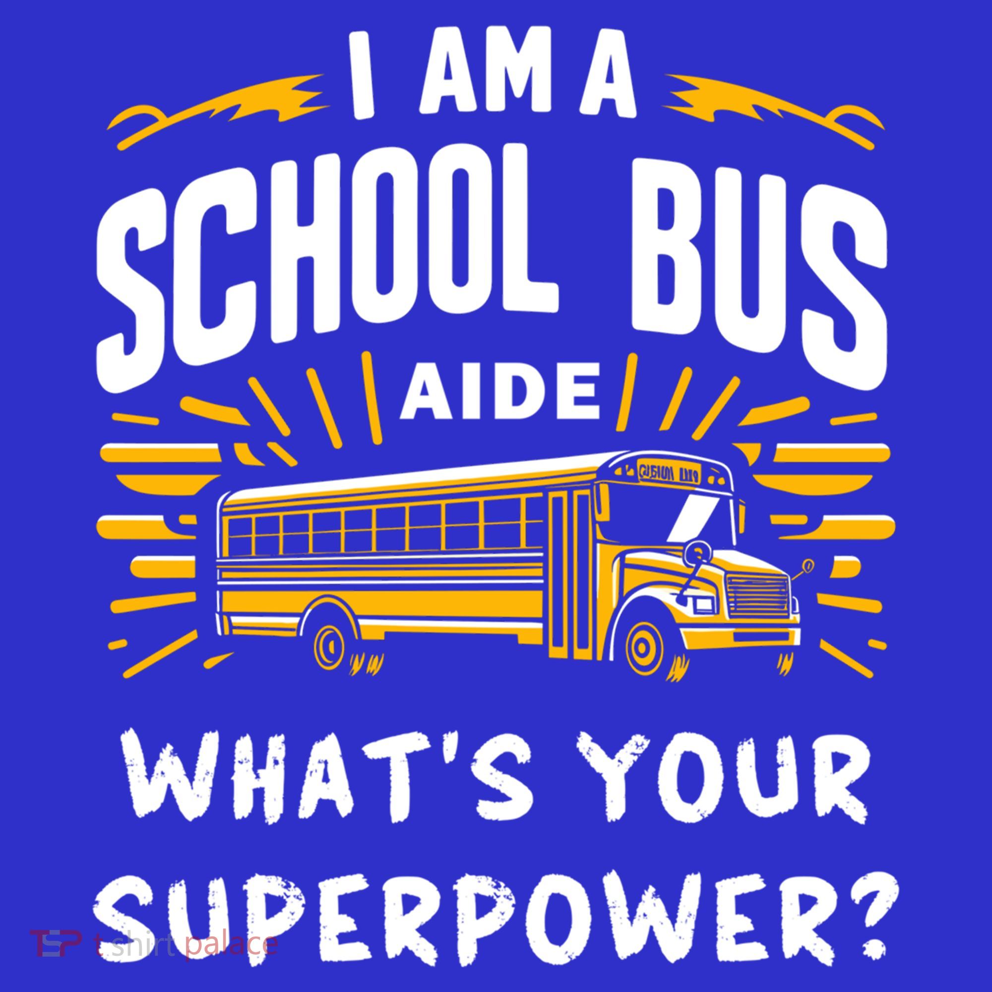 I Am A School Bus Aide Funny Back To School Bus Driver Gift Women's Tank Top