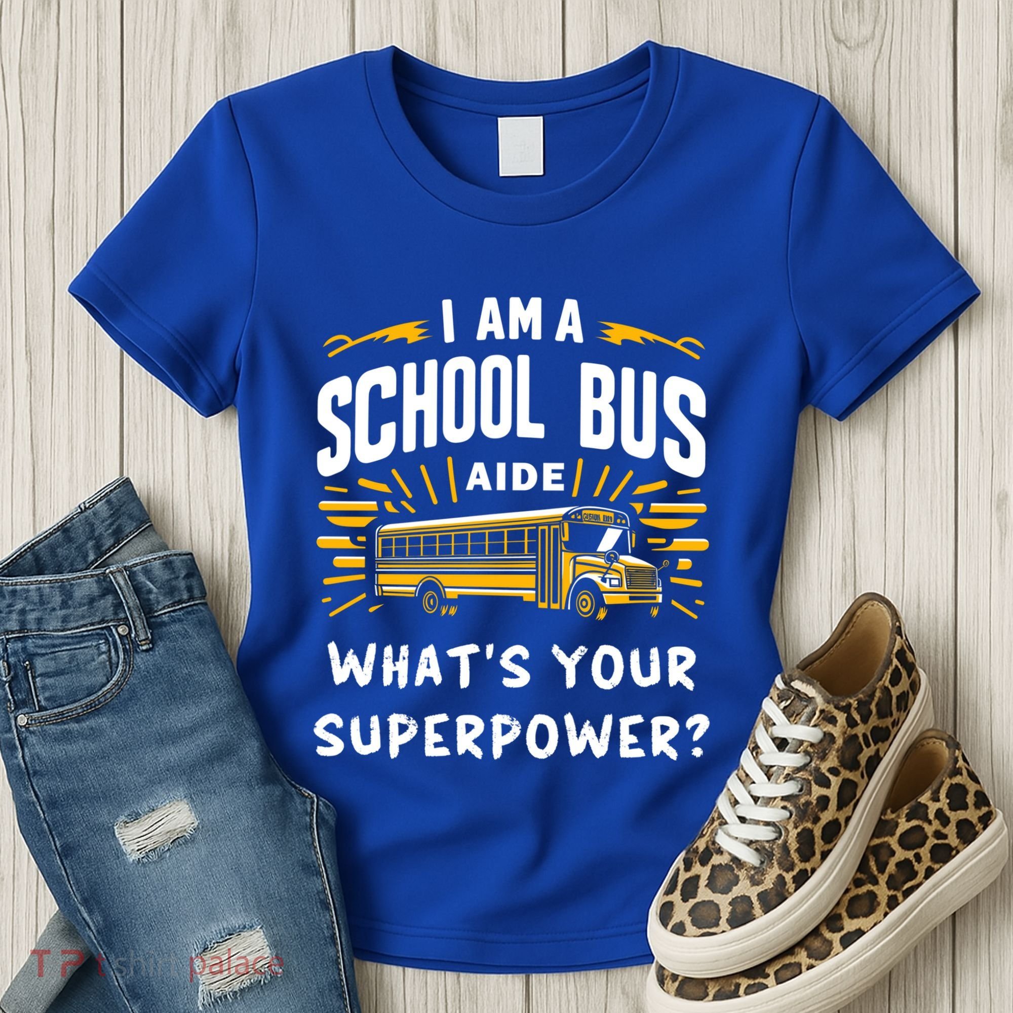I Am A School Bus Aide Funny Back To School Bus Driver Gift Women's T-Shirt