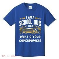 I Am A School Bus Aide Funny Back To School Bus Driver Gift Kids T-Shirt thumb 0