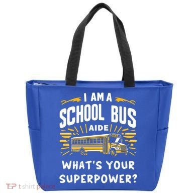 I Am A School Bus Aide Funny Back To School Bus Driver Gift Tote Bag