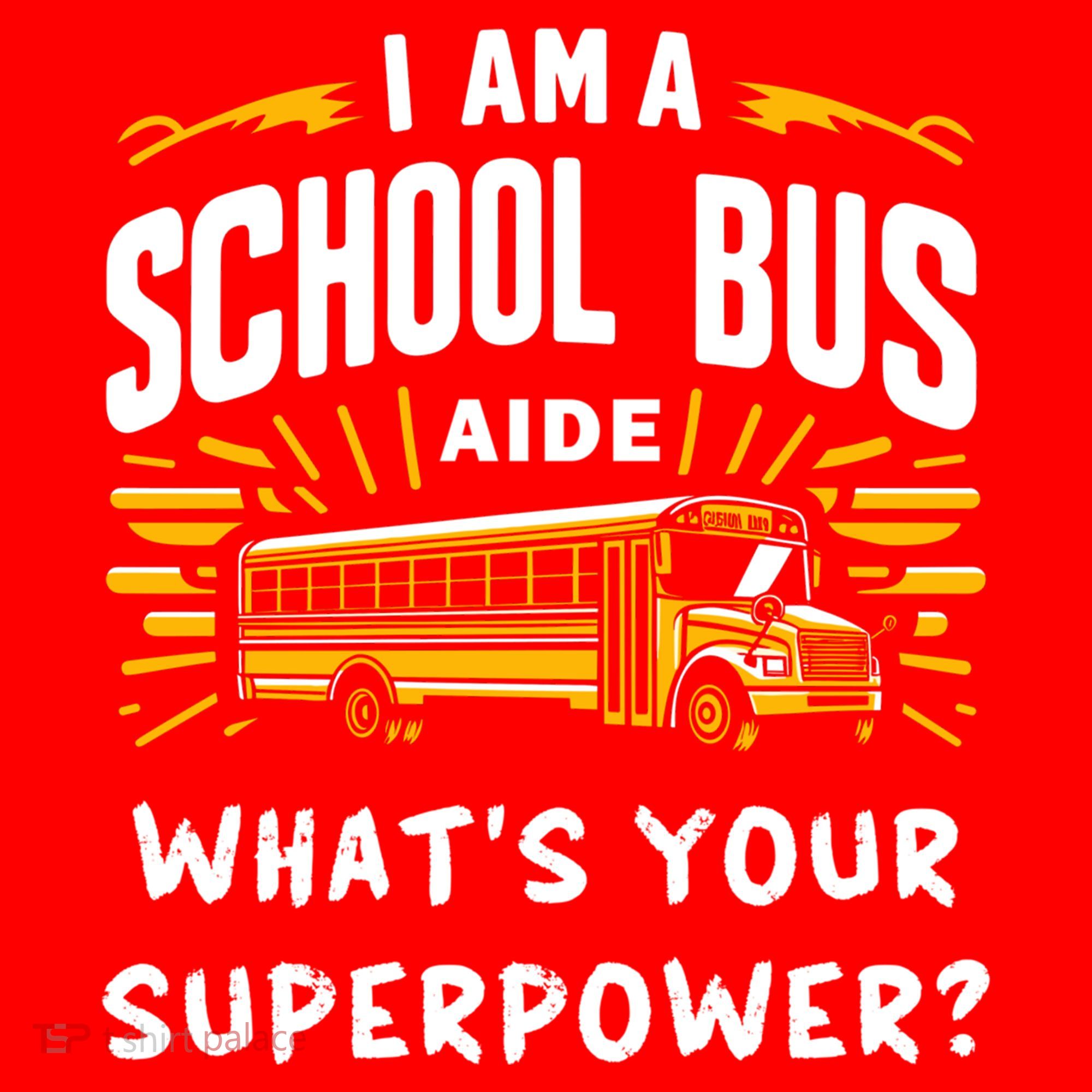 I Am A School Bus Aide Funny Back To School Bus Driver Gift Santa Hat