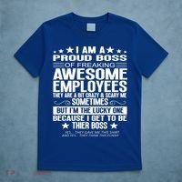 I Am A Proud Boss Of Freaking Awesome Employees Funny Boss Gift T-Shirt thumb 5
