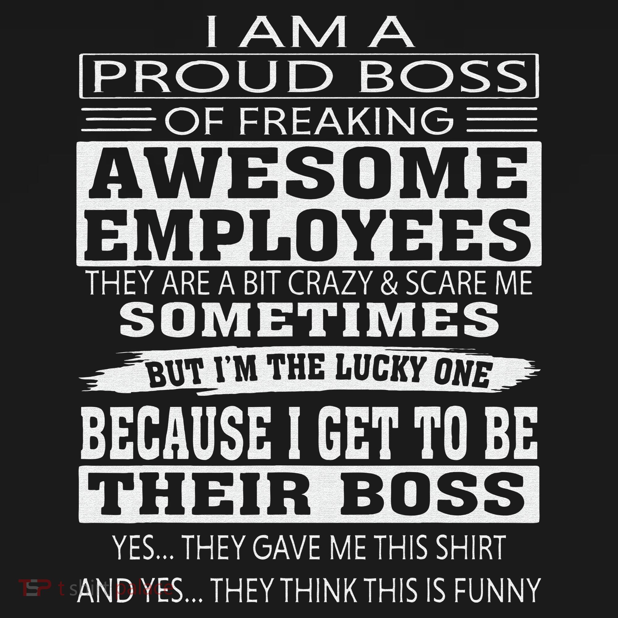 I Am A Proud Boss Of Freaking Awesome Employees Women's Hoodie